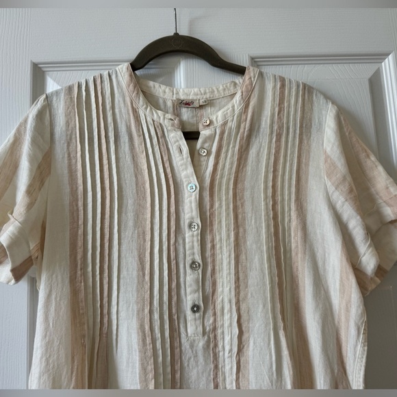FAHERTY Isha linen dress size small - Picture 4 of 10